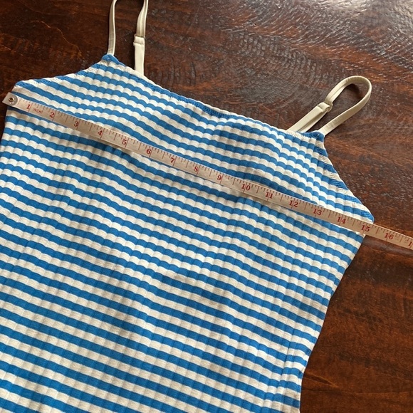 Solid & Striped The Nina One Piece Swimsuit Azure Stripe Size XL - Picture 14 of 16